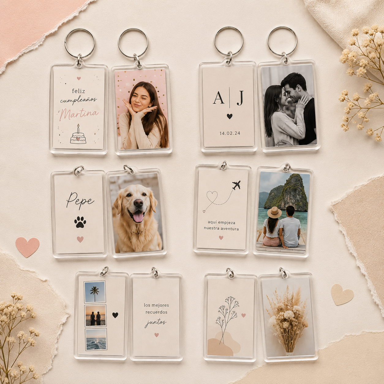 Llaveros personalizados